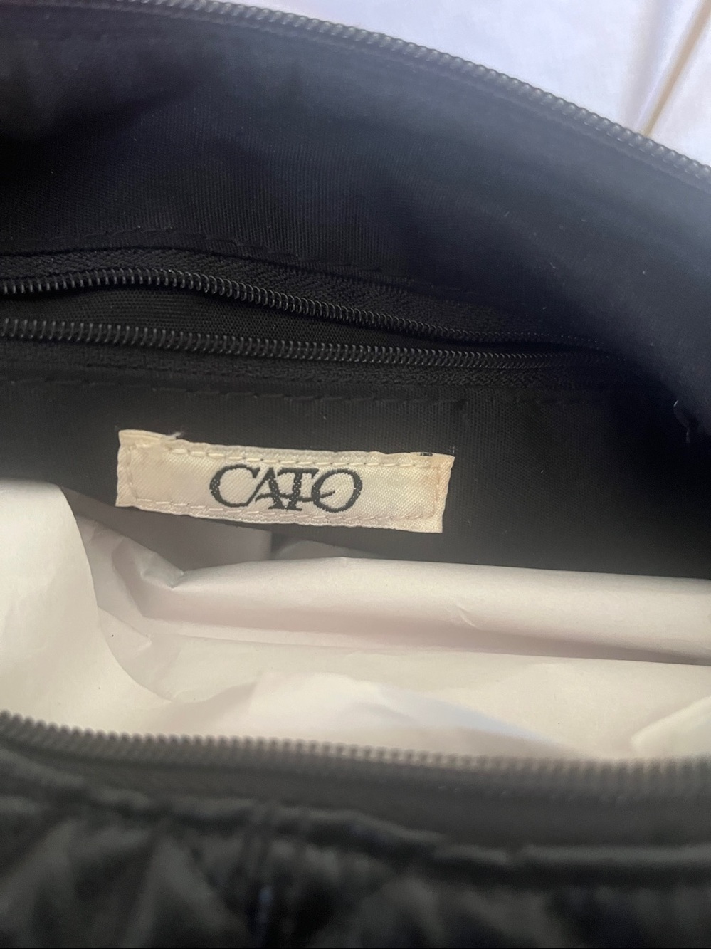 Cato Quilted Black Leather Shoulder Handbag - Picture 2 of 8